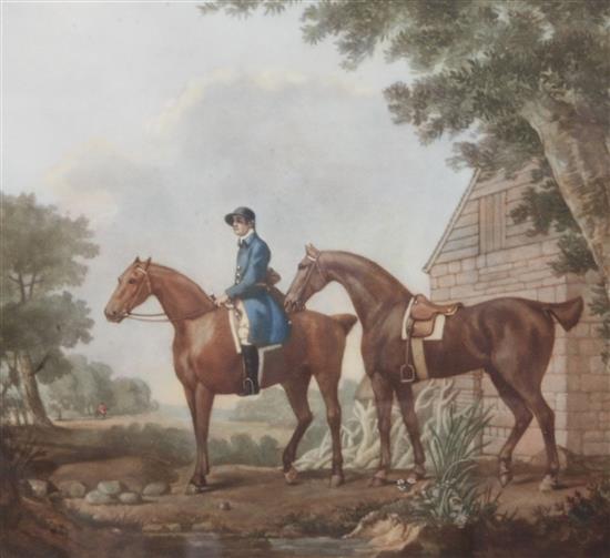 George Finch Mason (1850-1915) Racehorse with jockey up & 3 other equine pictures